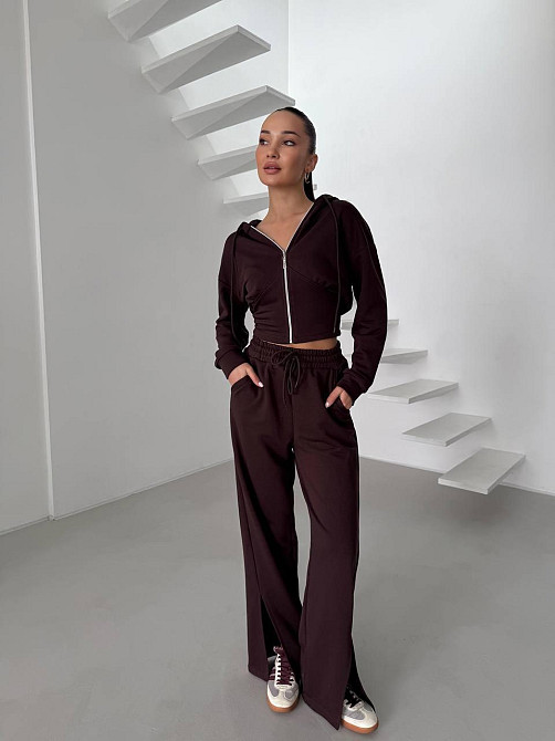 Женский повседневный костюм двойка турецкая петля Одесса - изображение 9