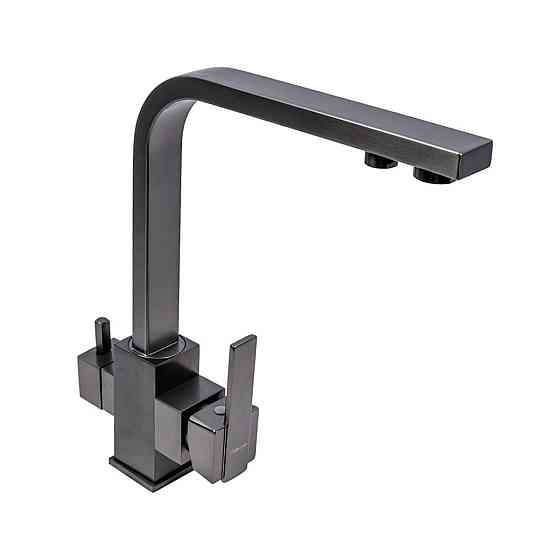 Змішувач кухонний PVD чорний VALESO (під фільтр) KTB2 Коломыя