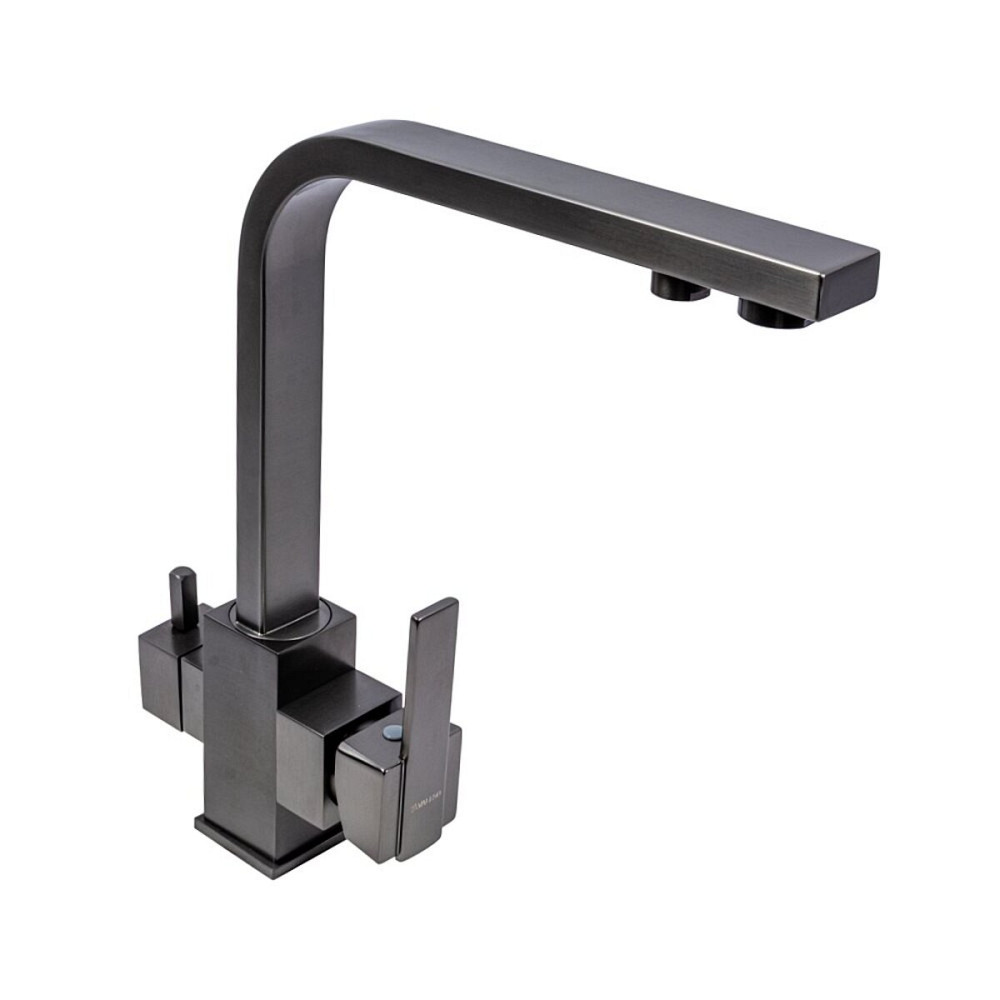 Змішувач кухонний PVD чорний VALESO (під фільтр) KTB2 Коломыя - изображение 1