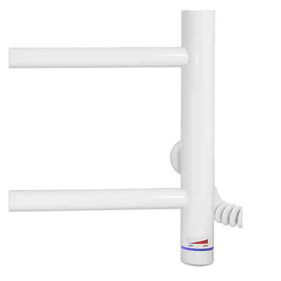 Электрический полотенцесушитель Laris Зебра Классик ЧК4 500Х500 Э белый Київ