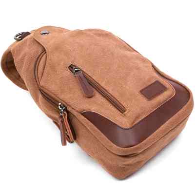 Сумка Vintage Мужская через плечо Коричневая (20389) Винница