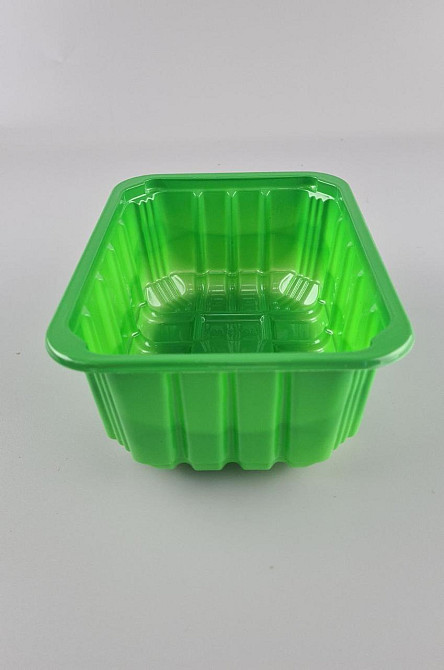 Харчові паковання поліпропіленова на М-3 (187х137х75) зелений полімерний (50 шт.) Харків - фото 2