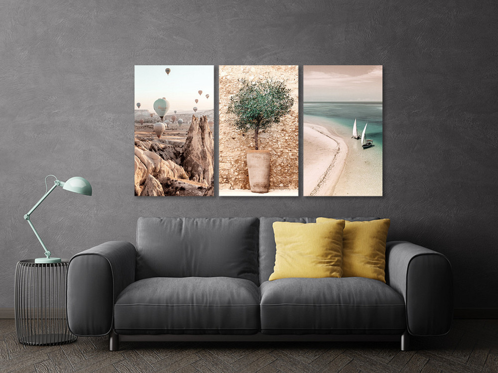 Модульная картина в гостиную / спальню  Куля-Квітка_Море Art-640_3_А Киев - изображение 3