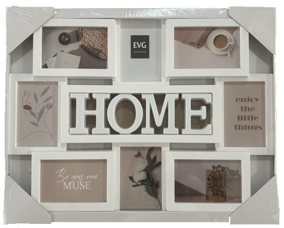 Мультирамка EVG INNO ZB-9GR-4557 WHITE COLLAGE 8 (6992365) Київ