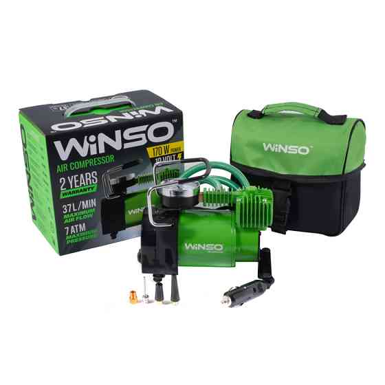 Компресор автомобільний Winso 7Атм 37л/хв 170Вт (123000) Львів