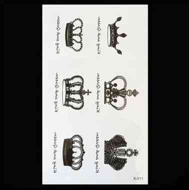 Тимчасове тату "Корони" 10*6см Київ
