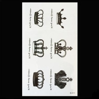 Тимчасове тату "Корони" 10*6см Київ - фото 1