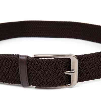 Ремінь Vintage Текстильний Коричневий (20519) Вінниця