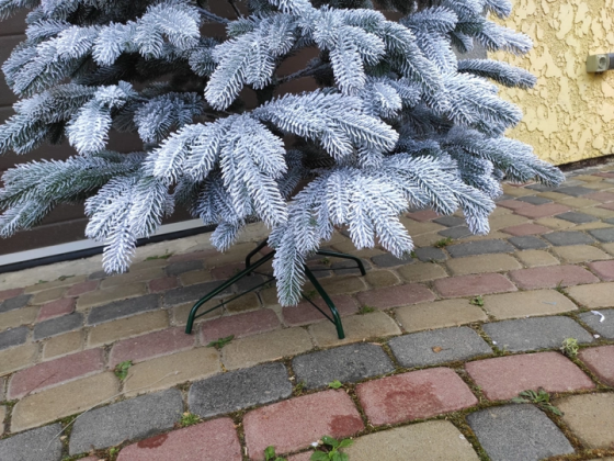 Литая искусственная елка Элитная заснеженная (высота - 1.90 м) Винница