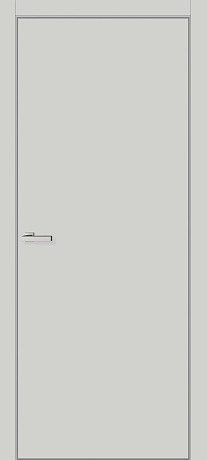 Межкомнатные двери Омис Глухое гладкое sm 40 светло-серый 900х2000 мм Киев - изображение 1