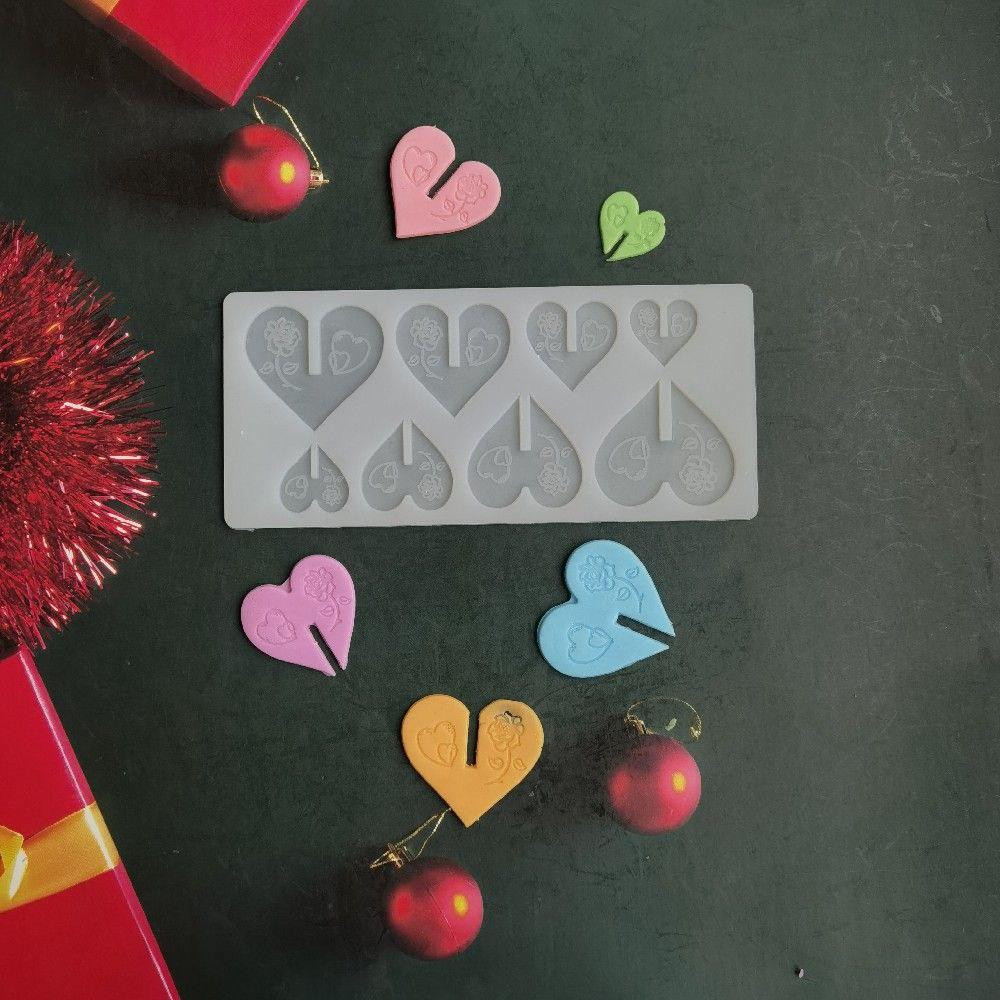 Молд силиконовый Сердечка 219 на 99 мм серый Киев - изображение 11