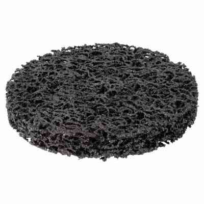 Круг зачистний Sigma з нетканого абразиву (корал) 100мм без тримача чорний м&apos;який (9175821) Вінниця