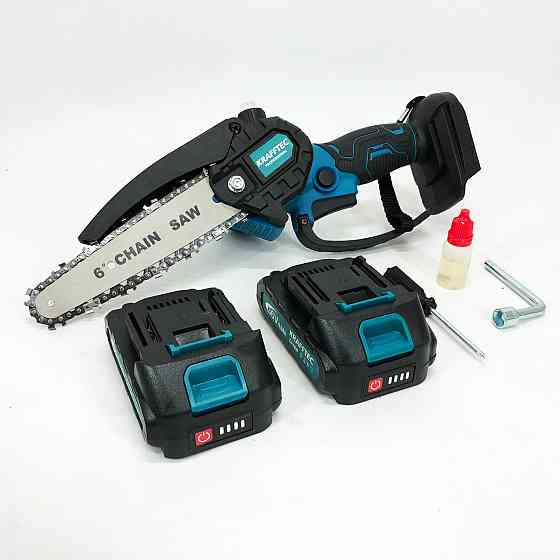 Портативна електрична пила для обрізки дерев Krafftec 15 см, Пила для обрізки гілок в саду HA-97 Івано-Франківськ