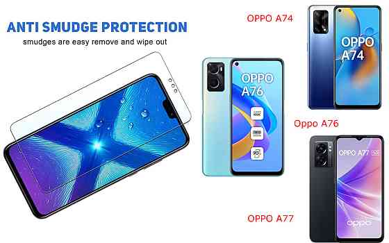 Защитное стекло NeoGlass для OPPO A74, Oppo A76, OPPO A77 – ультрапрозрачное и устойчивое Киев