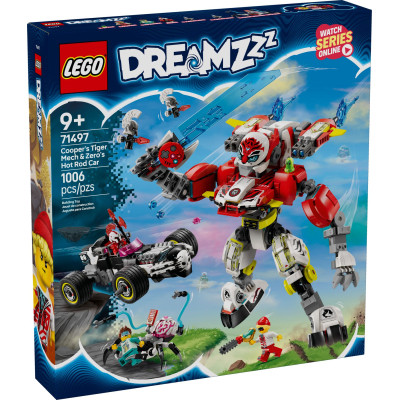 Конструктор LEGO DREAMZzzzz Робот-тигр Купера и Хот-род авто Зеро (71497) Винница - изображение 1