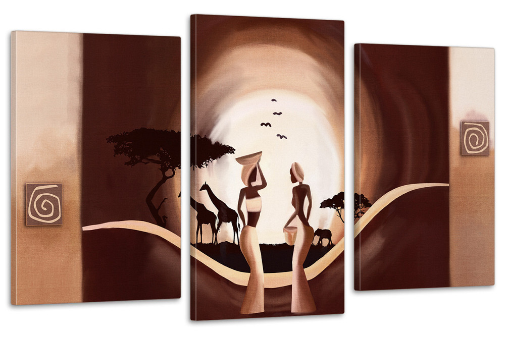 Модульная картина в гостиную / спальню  Африка  Art-683_3 100x150 см Киев - изображение 1