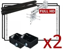 Интерактивная доска Myboard Zestaw Interaktywny Duet Black 90” Short Full Hd Киев - изображение 1