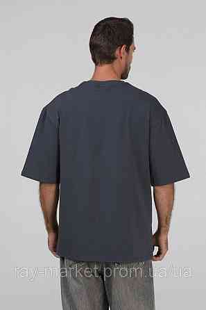 Футболка оверсайз RAY OVERSIZE мужская темно-серая (U0104M-Dark Grey) Киев