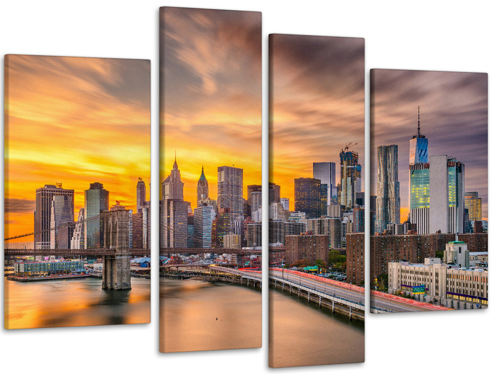 Модульная картина Город Art-147_4 115x170 см Киев - изображение 1