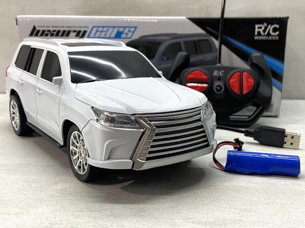 Джип на радіокеруванні з підсвічуванням фар масштаб 1:16 Білий (HC 301 D) Чернігів - фото 4