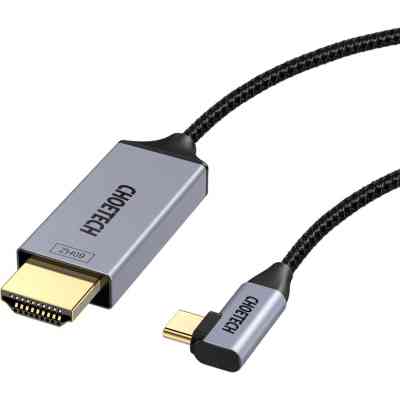 Кабель мультимедийный USB-C to HDMI 1.8m USB 3.1 L-type 4K60Hz Choetech (XCH-1803) Винница