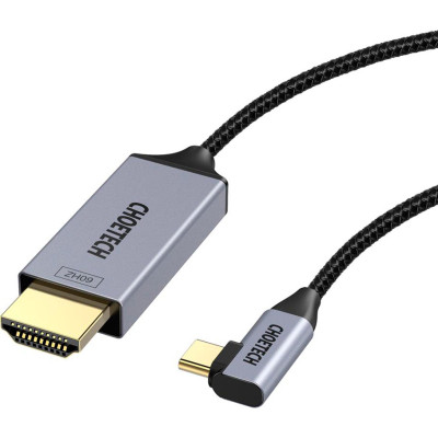 Кабель мультимедійний USB-C to HDMI 1.8m USB 3.1 L-type 4K60Hz Choetech (XCH-1803) Вінниця - фото 2
