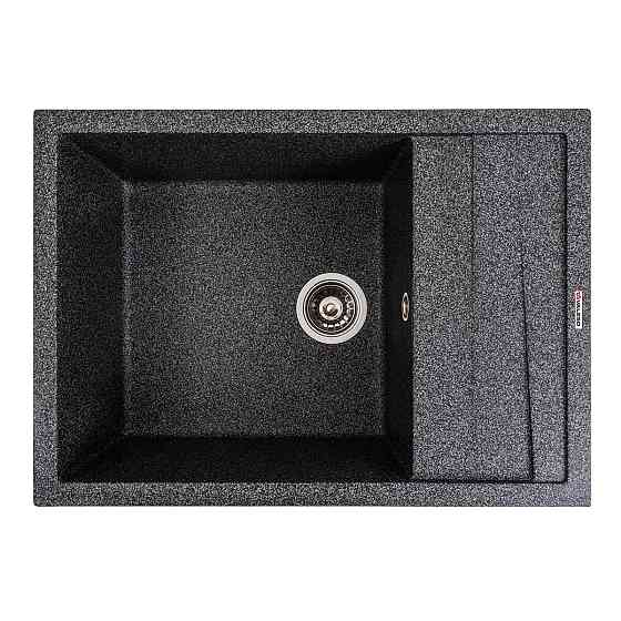 Гранітна мийка для кухні VALESO CASCADA 7050 матова Графіт Коломия