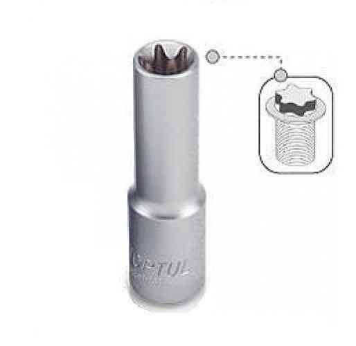 Головка Torx E10 TOPTUL длинная 1/2