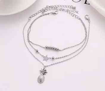 Браслети ланцюжка на ногу з підвісками Київ