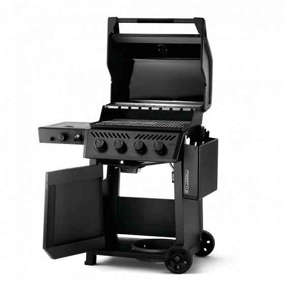 Газовый гриль Freestyle 425 с боковой горелкой SIZZLE ZONE и дверцей, черный мат F425DSIBPK-RU-PHM Код: 010721 Ровно