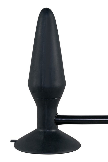 Анальная пробка - True Black Silikon Pump Plug Sex Aura Киев - изображение 3
