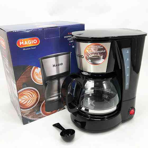 Кофеварка для дома и семьи MAGIO MG-964 650 Вт, Кофейный аппарат, Кофеварка бытовая для дома кухни EP-35 Львов
