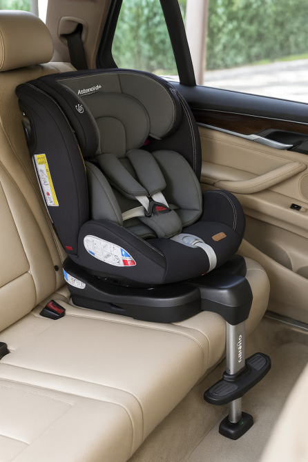 Автокрісло CARRELLO Asteroid+ CRL-15801 Shale Grey 0+1/2/3 ISOFIX з поворотом та опорною стійкою Київ - фото 1
