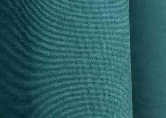 Шторная ткань микровелюр Petek цвет бирюзовый 1492ш Киев