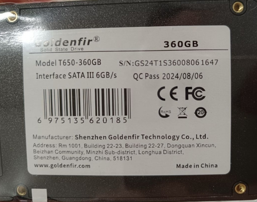 SSD накопичувач new нове 360 GB Goodram  2.5" SATA 3. Харків - фото 5