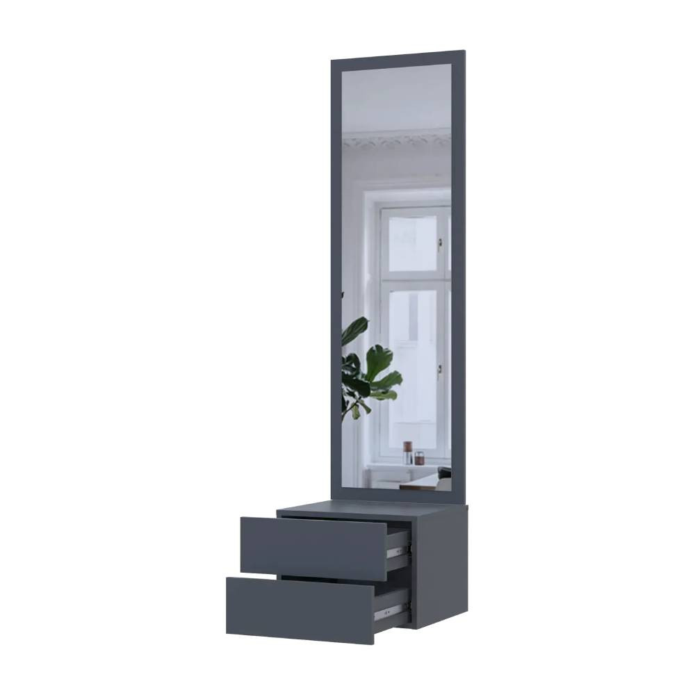 Подвесная тумба с зеркалом Doros Сола Графит / Серый 45х40х168,6 см DRS-011742 (44900342) Днепр - изображение 6