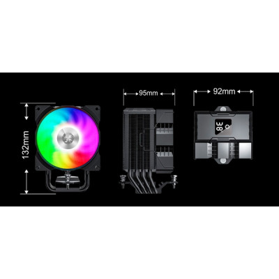 Кулер для процессора Gamemax Gamma 90 Digital BK Винница - изображение 7