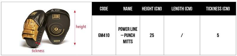 Лапы боксерские Leone Power Line Black Черные Тренировочные лапы для бокса MMA кикбоксинга пара Киев - изображение 9