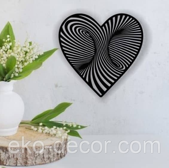 Декоративне настінне Панно «Серце»  Декор на стіну Київ - фото 3