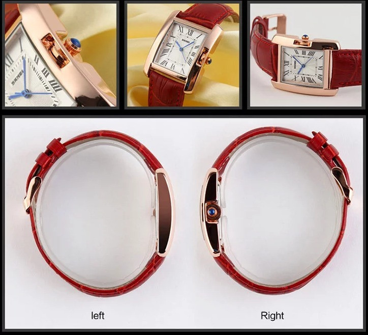 Женские часы Skmei 1085 Spring (Красный) Винница - изображение 6