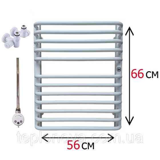 Комбінована рушникосушка біла 660х560 Terma Alina Чернівці