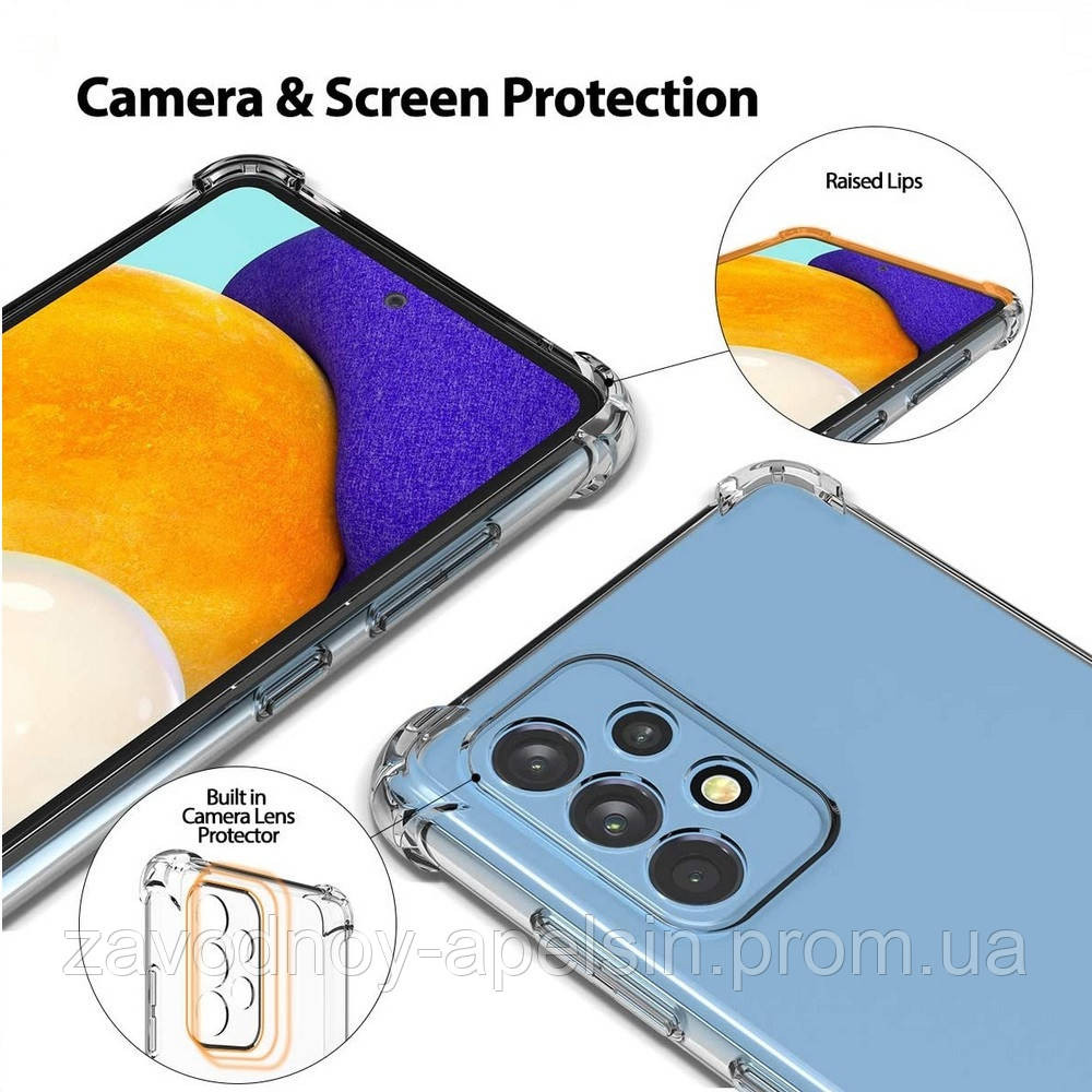 Samsung A52 A525 прозрачный чехол защита камеры Одесса - изображение 2