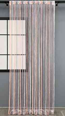 Штори-нитки з люрексом Рожевий з сірим і білим 300х300см 1 шт (61-129) Київ