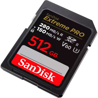 Карта памяти SanDisk 512GB SDXC class 10 UHS-II U3 V60 (SDSDXEP-512G-GN4IN) Винница - изображение 2