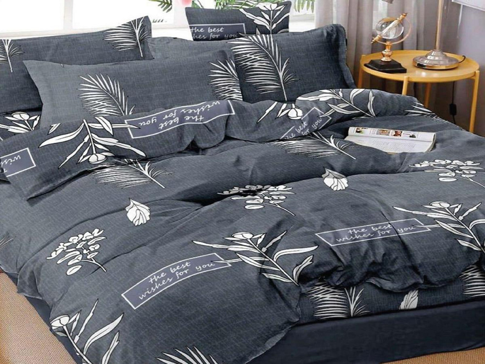 Ecotton Комплект постільної білизни Ecotton двоспальний Сімейний 150х215 см сірий (24156) Коломия - фото 1