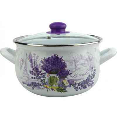 Кастрюля Gusto Лаванда 16 см 2,1 л (GT-T-116-L) Винница