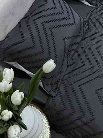 Комплект постільної білизни Ecotton Jaquard полуторний 150х215 см сірий Grey Коломия