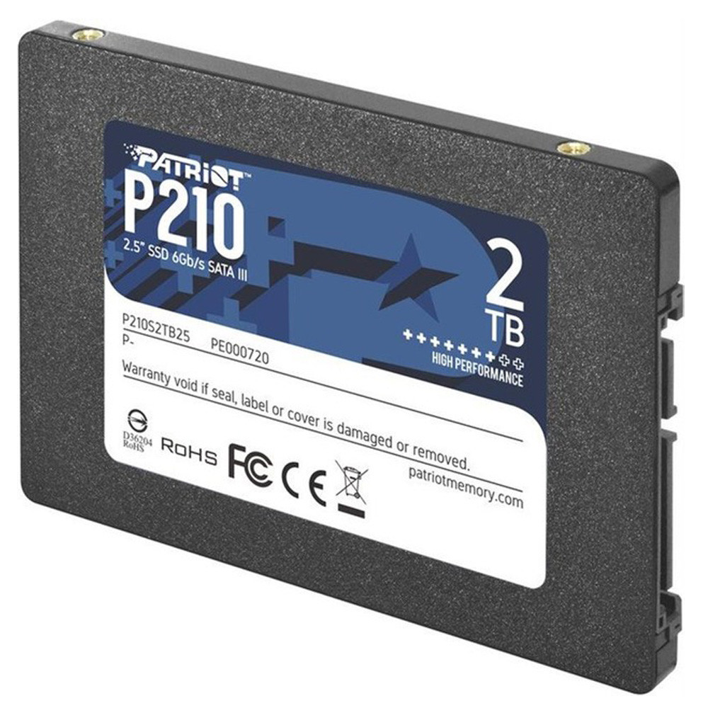 Накопичувач SSD Patriot P210 2TB 2.5" 7mm SATAIII 3D QLC Київ - фото 3