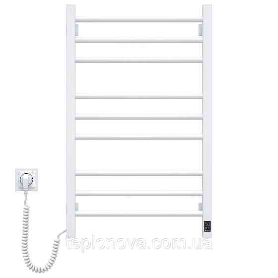 Полотенцесушитель Классик Квадро 500х800 Sensor левый с таймером, белый Черновцы