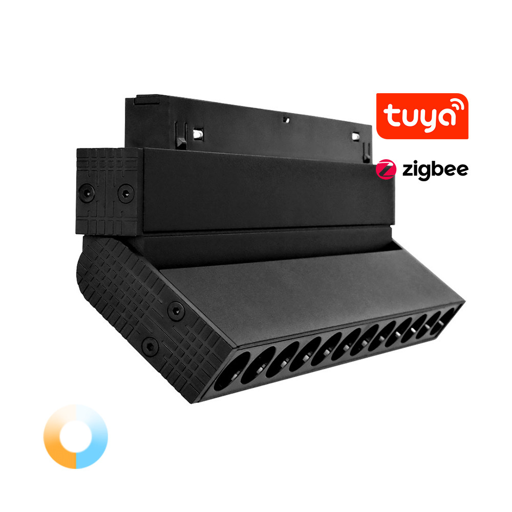 Milight Магнітний трековий світильник поворотний grille TUNABLE WHITE (CCT) 10W Zigbee3.0+RF2.4 Київ - фото 1